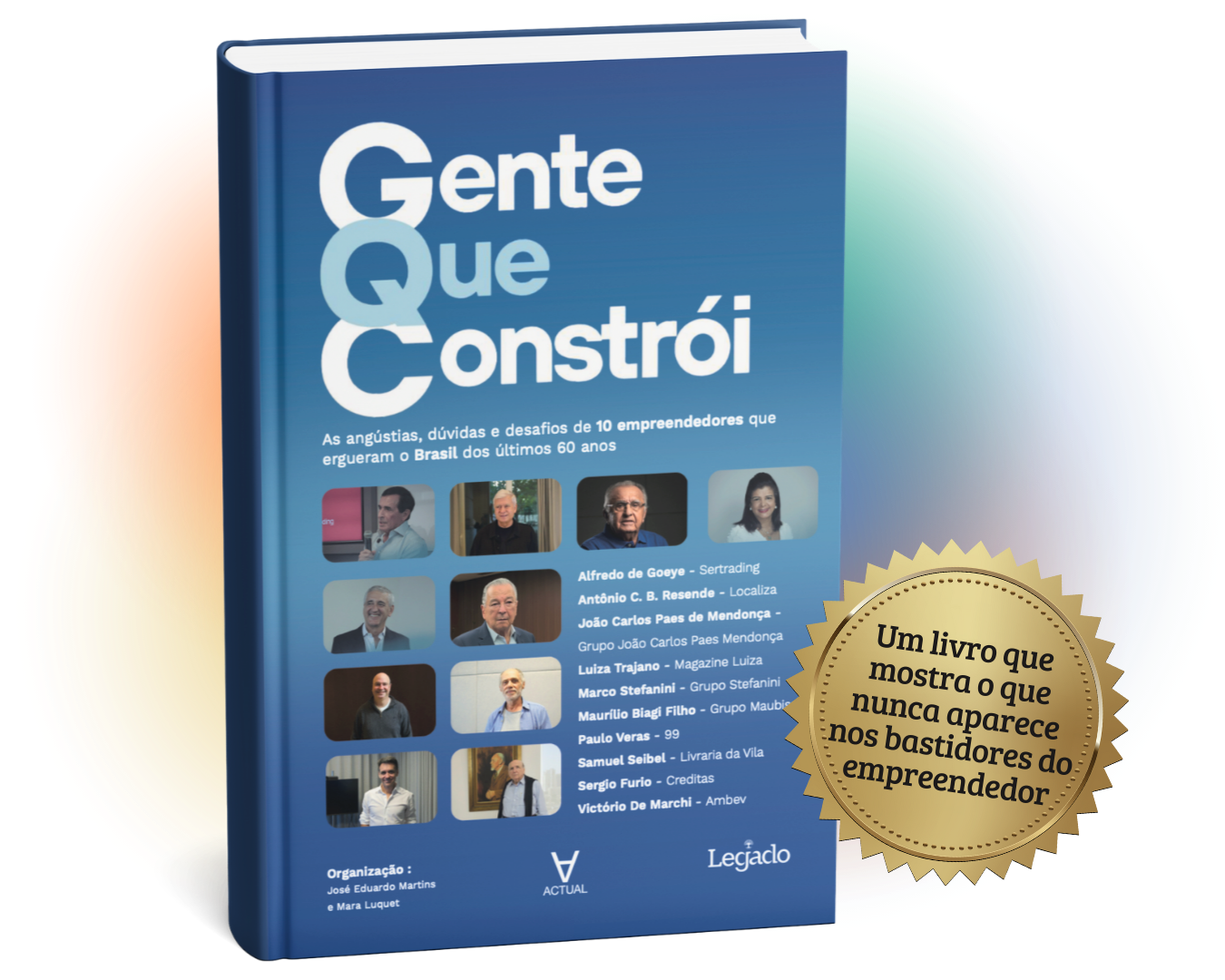 Capa do livro Gente que Constrói